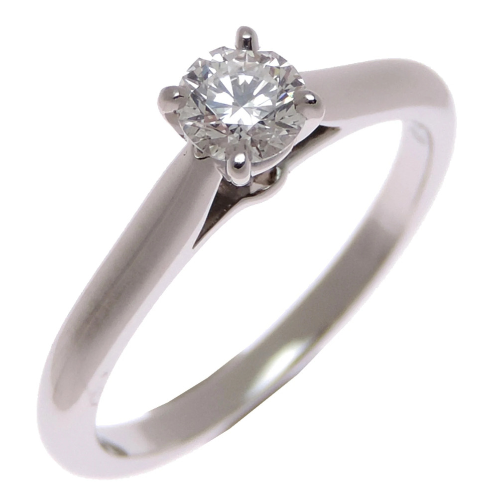 CARTIER Silver Diamond 1895 Ring #46